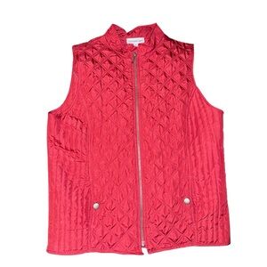 Southern Lady Red Quilted Vest